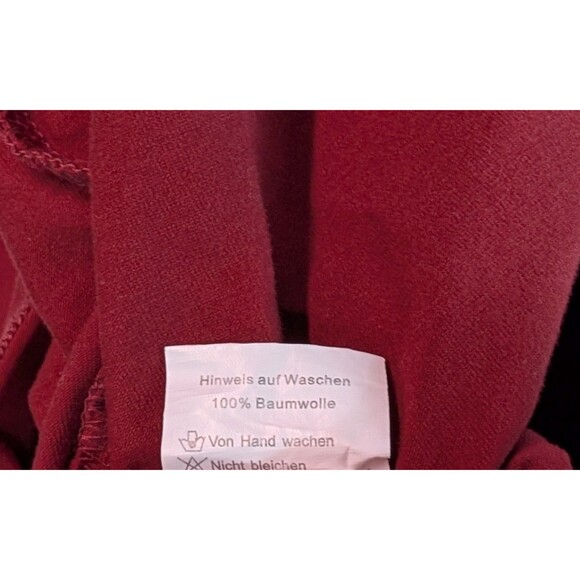 Enlision Red Plaid Long Sleeve Button Down Shirt Women's Size L Large (1) - Picture 4 of 4